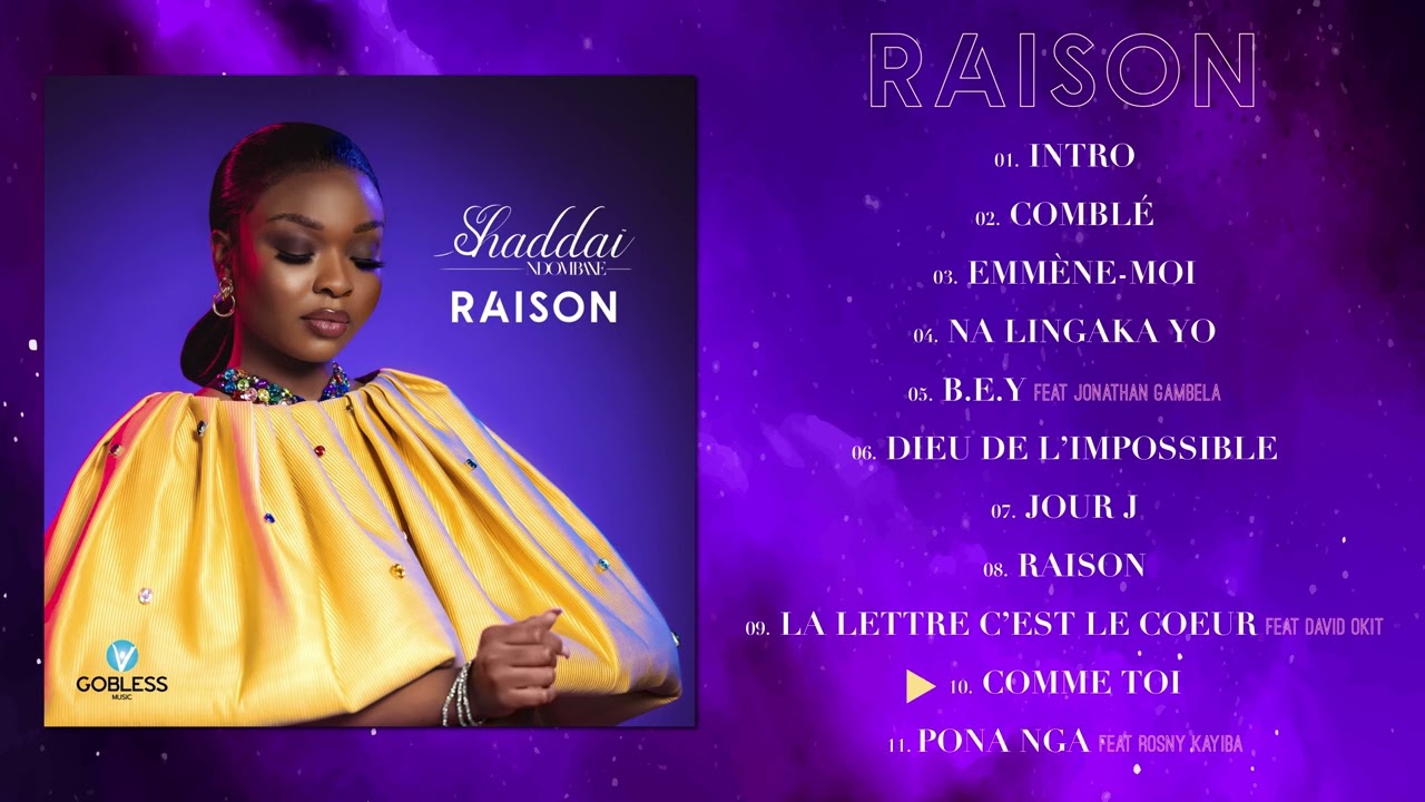 Watch Shaddaï Ndombaxe - Comme toi (Audio officiel) on YouTube Watch Shaddaï Ndombaxe - Comme toi (Audio officiel) on YouTube