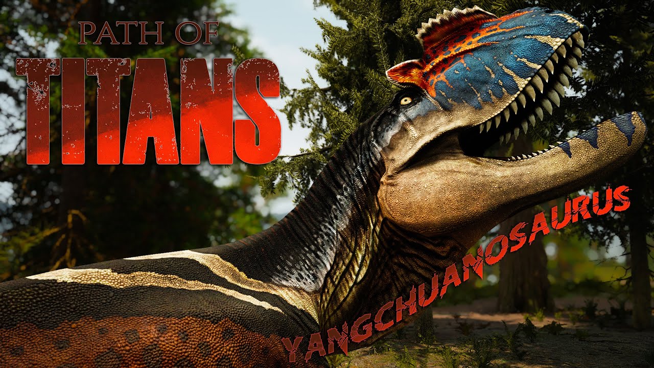 YANGCHUANOSAURUS MOD! The Rumbling Apex -Path of Titans Demo Gameplay-