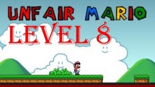 Unfair Mario all levels walkthrough/playthrough - Level 8