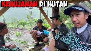 Telusur Sungai Hutan Saat Banjir | Serunya Berburu Ikan di Tengah Hujan
