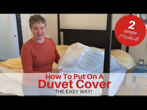 How To Put On A DUVET COVER The EASY