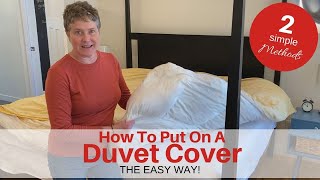 How To Put On A DUVET COVER The EASY WAY