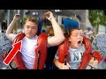 Boys passing out 1  funny slingshot ride compilation
