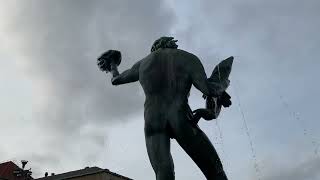 Tatjana Novak -  The Iconic Statue of Poseidon of Carl Milles in Gothenburg, Sweden