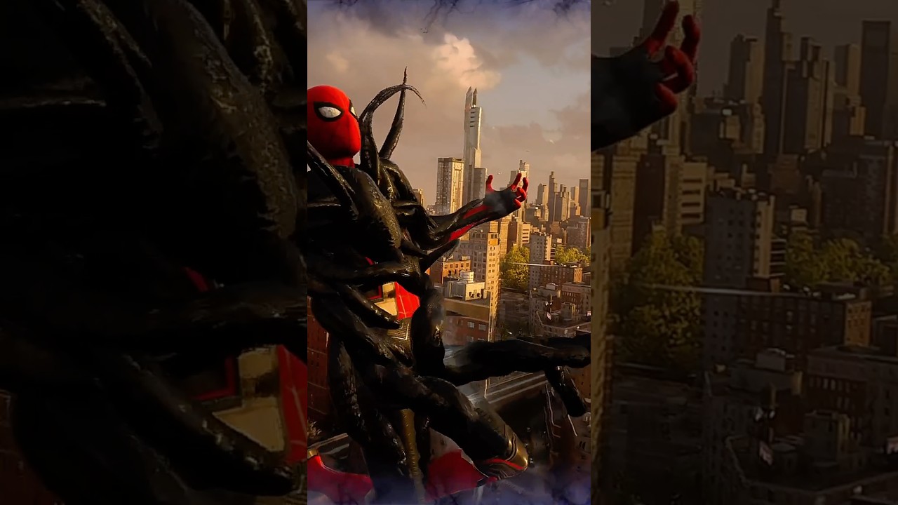 Marvel’s Spiderman 2 Peter Parker HYBRID Suit PS5 4k smooth🔥