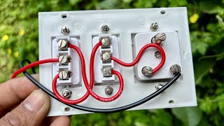 How 🤔to wire the 2way switch Board |