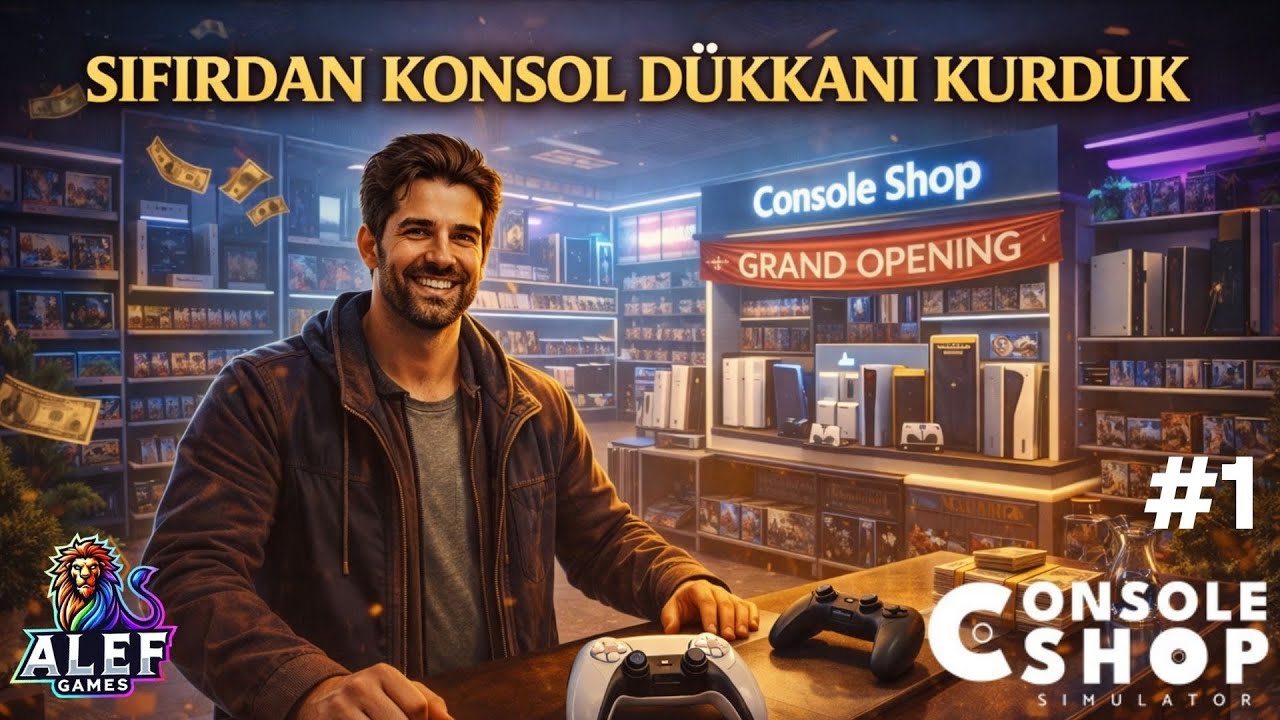 SIFIRDAN KONSOL DÜKKÂNI KURDUK | Console Shop Simulator | Bölüm 1