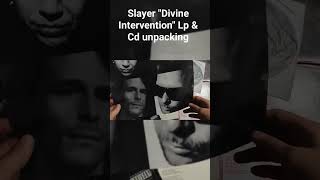 Slayer "Divine Intervention" LP & Cd unpacking