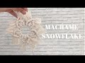 DIY Christmas Snowflake - Macrame Snowflake - DIY Christmas Decorations - Sustainable Christmas
