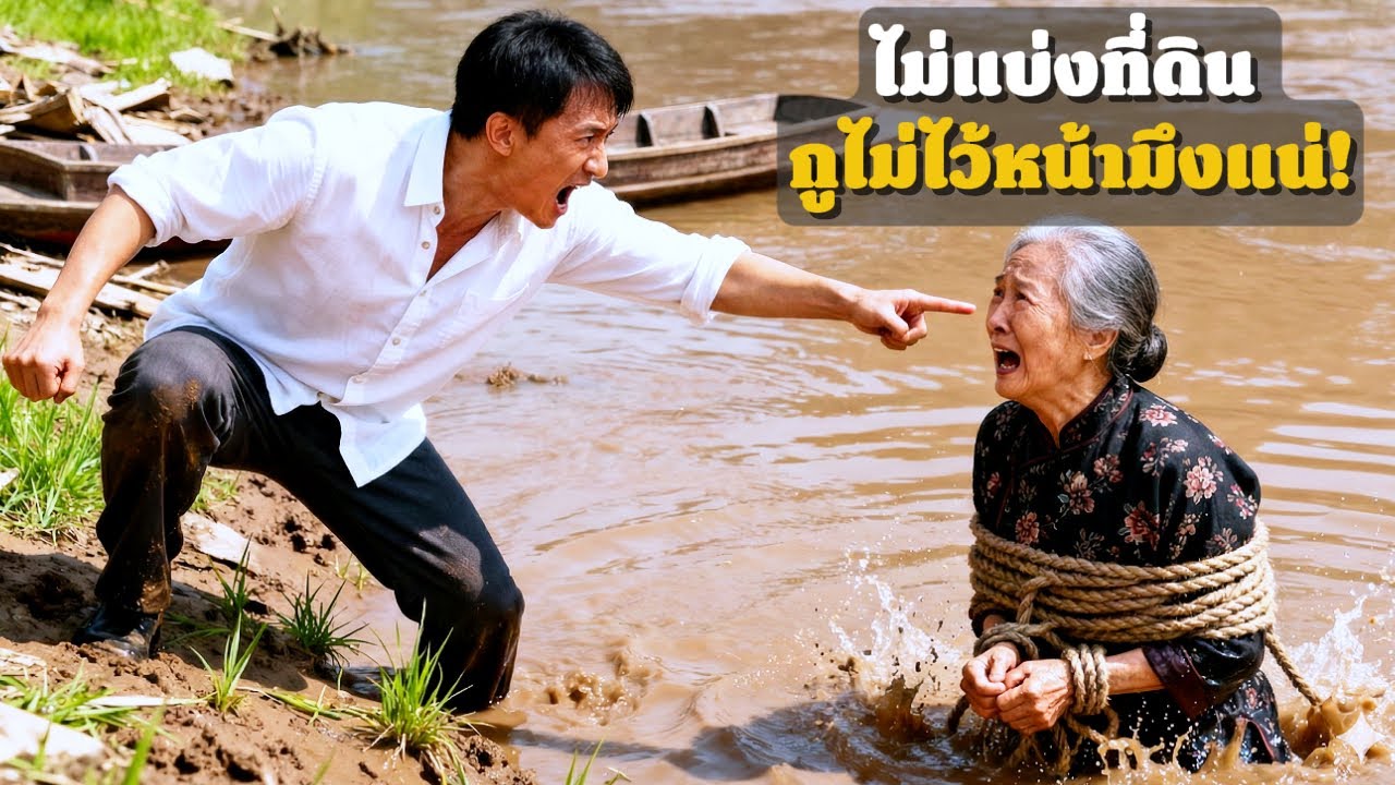 ช็อกทั้งจังหวัด! แย่งที่ดิน ลูกชายผลักแม่เฒ่าลงแม่น้ำ | บ้านนี้มีแต่ดราม่า