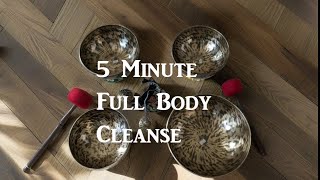 Tibetan Bowls for Full Body Chakra Cleanse