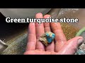 Cutting turquoise stone