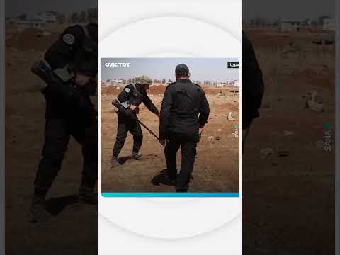 الأمن السوري يزيل الألغام والذخائر من مواقع عسكرية قديمة.