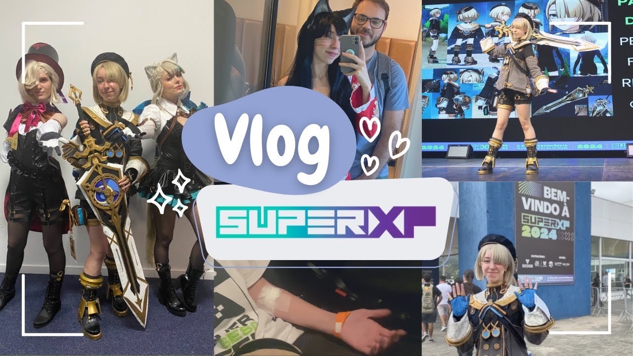 Como é um evento geek? Vlog na Super XP 2024!