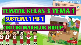 Pelajaran Tematik Kelas 3 - Pertumbuhan Dan Perkembangan Makhluk Hidup Kelas 3 SD  - SUBTEMA 1 PB 1