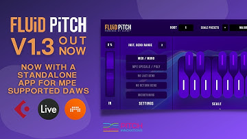 FLUID PITCH V1.3 UPDATE | Standalone App |  80+ scale presets | MPE Support for Ableton Live etc