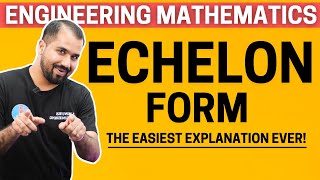 Echelon Form | Rank of Matrix | Explained in Hindi | Engineering Mathematics
