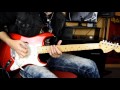 Heavy blues guitar solo