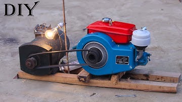 Build 220v Dynamo Generator Using 4 Horse Engine