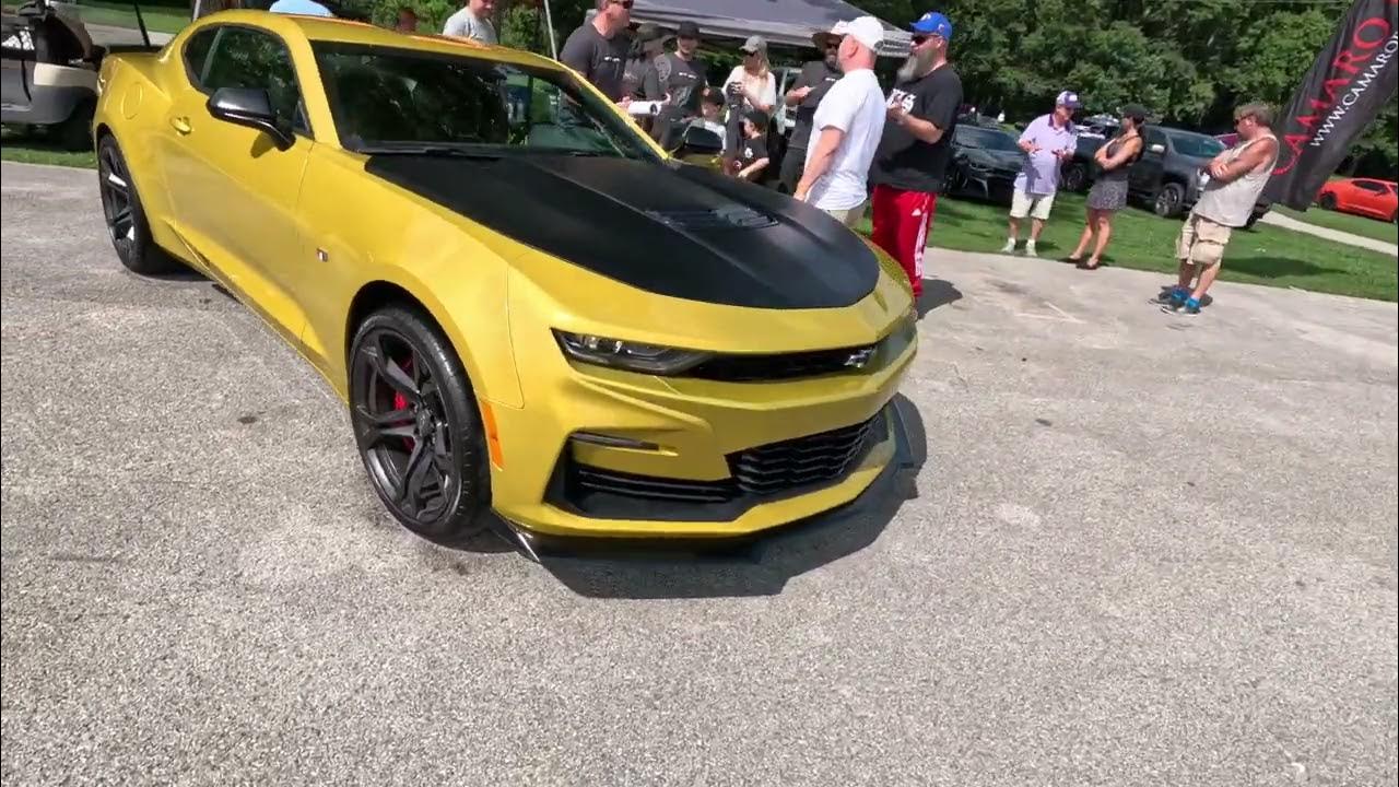 New 2024 Chevy Camaro SS 1LE in New Nitro Yellow Metallic at this years