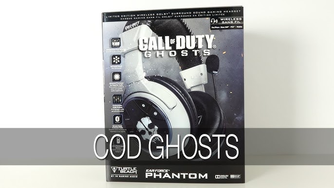 Turtle Beach Call of Duty Ghosts Ear Force Shadow Limited Edition Gaming  Headset