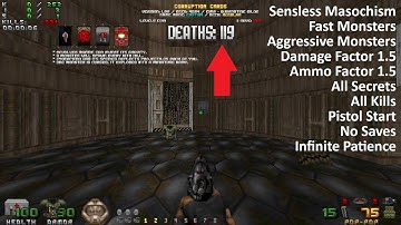 116 deaths in a map!!! | No End In Sight, Maps E1M9 And E1M4 | Project Complexity + Corruption Cards