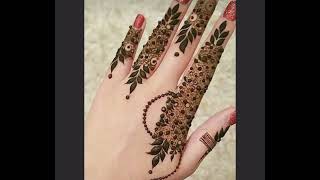 very simple and very beautiful mehndi designs for college girls // Fashion Fantasy with Mahi screenshot 3