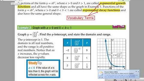 7-5 Exponential Functions