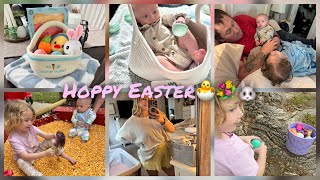 Hoppy Easter🐣🐰🐇 my first year hosting | spring feast, egg hunts, & colorful dyes 