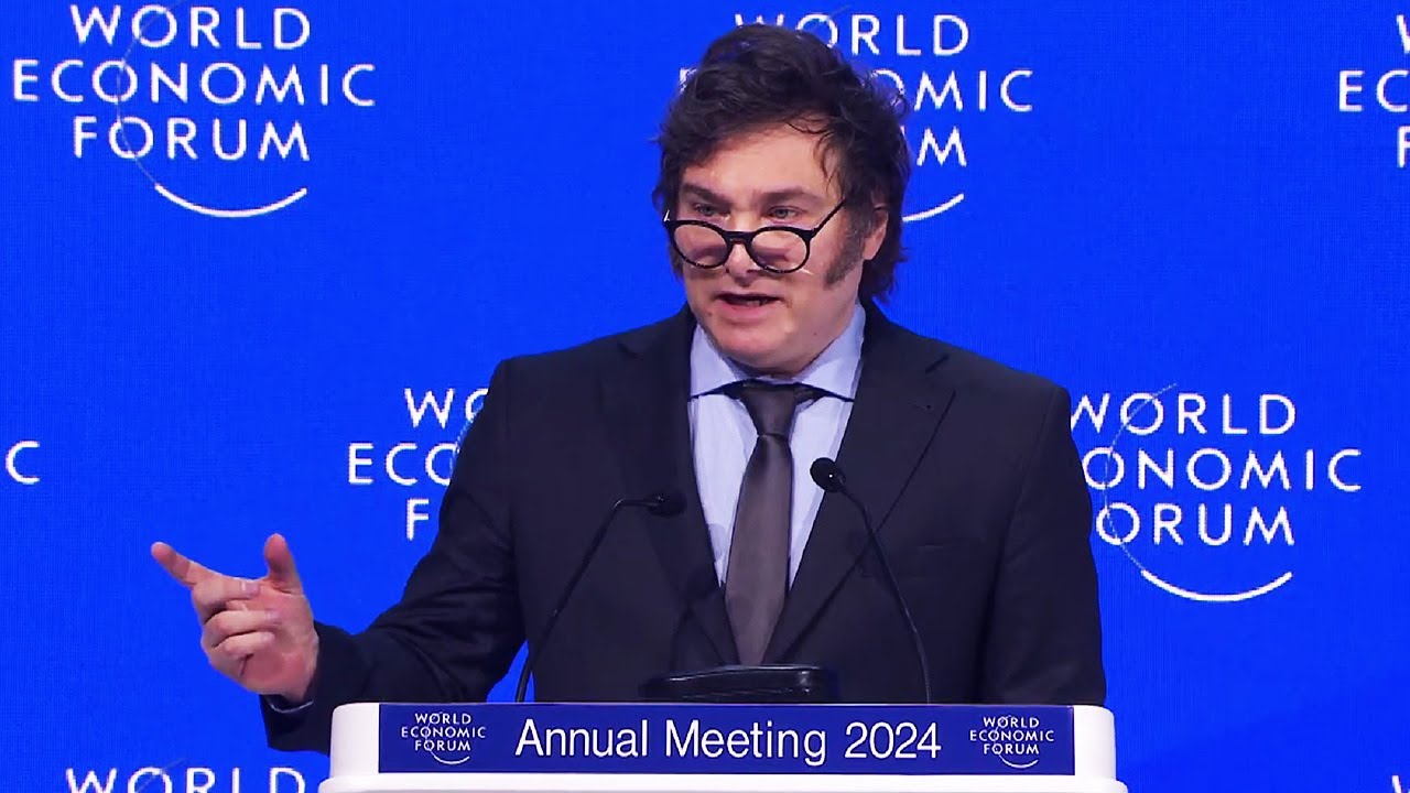 "Long live freedom dammit!" Javier Milei’s remarks to the World Economic Forum 2024