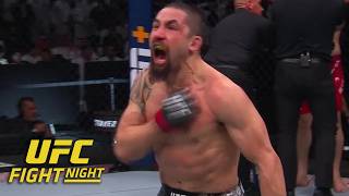 Thumbnail for Robert Whittaker knocks out Ikram Aliskerov in the first round at #UFCSaudiArabia | ESPN MMA
