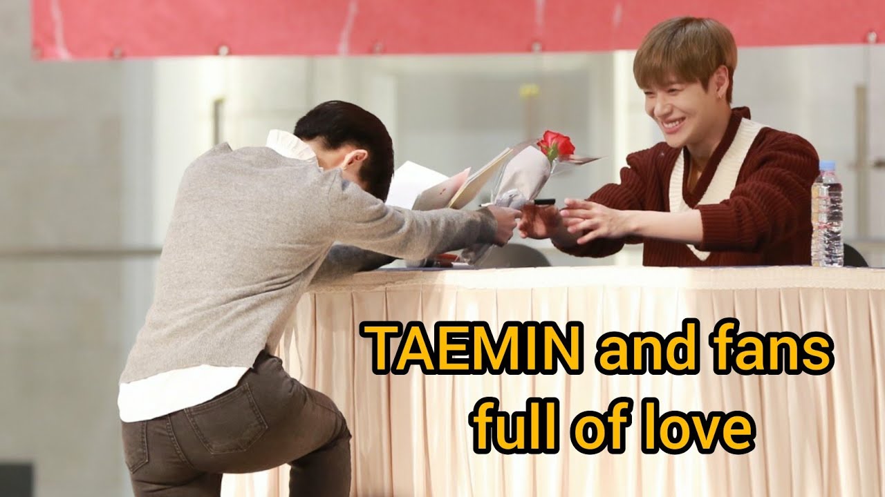 TAEMIN and fans full of love