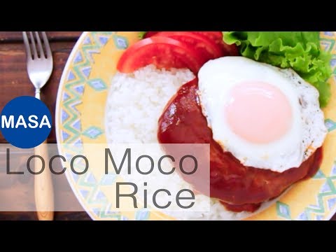 漢堡肉丼飯 Loco Moco Style/Loco Moco |MASAの料理ABC