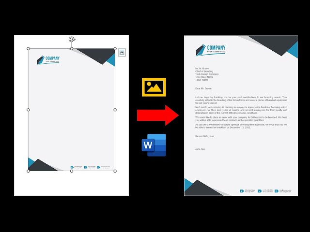 ✅ How to Insert Image Letterhead in MS Word 2019, 2021 class=