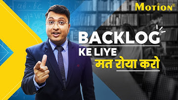 How to cover BACKLOGS? | NV Sir Strategy #nvsir #jee #neet