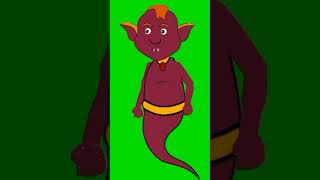 jin cartoon character Green Screen #greenscreen #animation #shorts