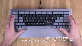 Typing Demo: Keymacs w/Alps SKCM Blue (1st gen. click leaf) by Keymacs 4,001 views 2 years ago 43 seconds