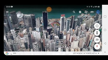 Hong Kong city tour 3D map / Google Earth