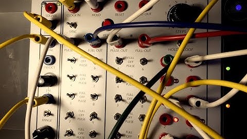 ScroLab Gate Sequencer M Class panel - 01 Serge Modular