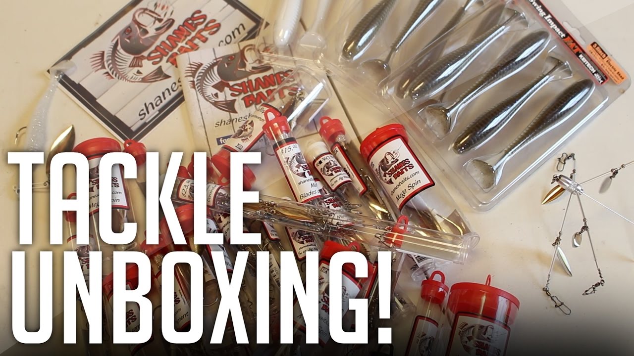 Bass Fishing Tackle Unboxing! Shane's Baits ARig, Swimbaits, & Mega