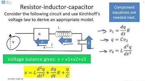 Introduction to 2nd order modelling