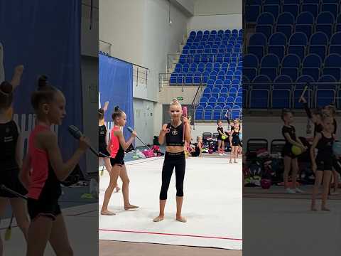 Когда тренер отвернулся часть 2 #ульянамишкурова2013 #гимнастка #соревнования #спорт #хг #rg