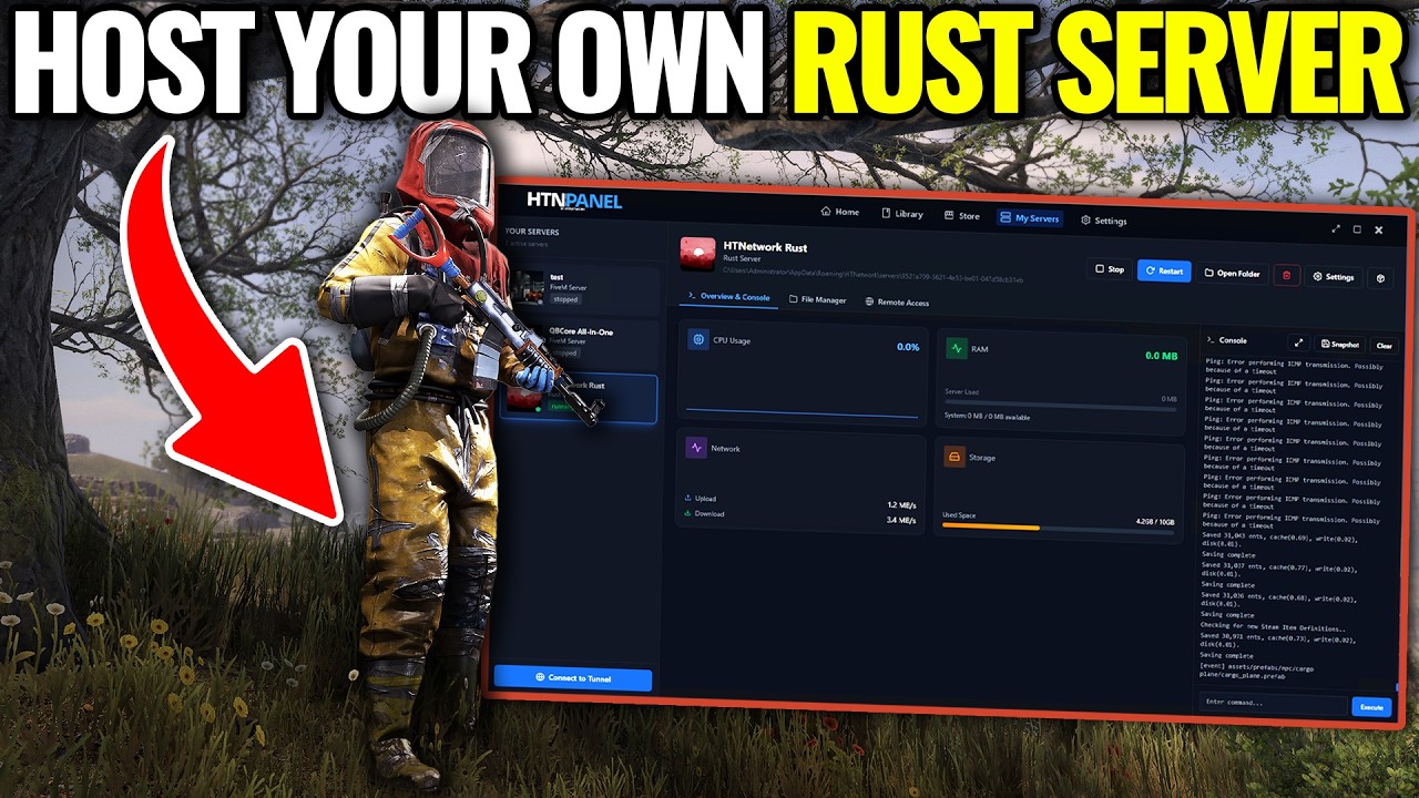 How To Make A Rust Server On Your Own PC! 2026 - YouTube