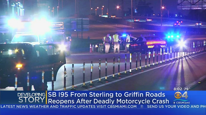 Deadly Motorcycle Crash On I-95 In Broward