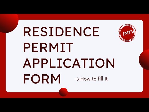 Video: Apa itu formulir residensi?