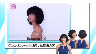 MH1256 BONITA - COLOR : NAT BLACK - THE 360 VIEW - BOBBI BOSS