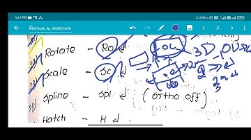 Autocad Notes(3) Learn with Dp Proud be a Mech Engineer #learnwithdp learn with dp