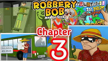Robbery Bob - Gameplay Walkthrough - Chapter 3: Secret Labs (iOS, Android) #tapgameplay