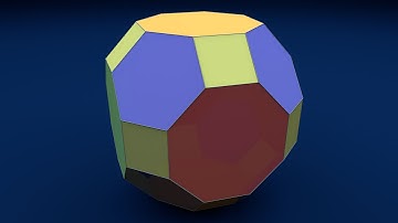 Make 3D Solid Shapes - Great Rhombcuboctahedron / Ромбоусечённый кубооктаэдр