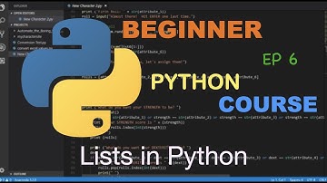 Lists in Python | Python | Episode 6